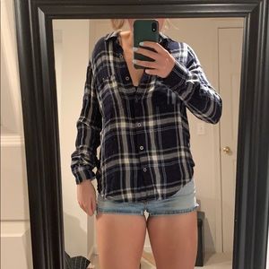 soft blue flannel